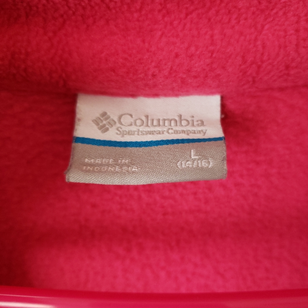 Columbia Pink Fleece Zip Sweater - Picture 6 of 8